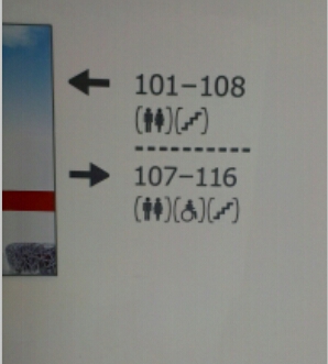 北汽亞克力烤漆房號指示牌