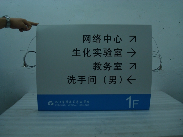 浙江醫學院索引吊牌