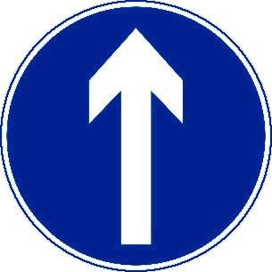 直行指示牌,廣州直行指示牌,反光標志牌